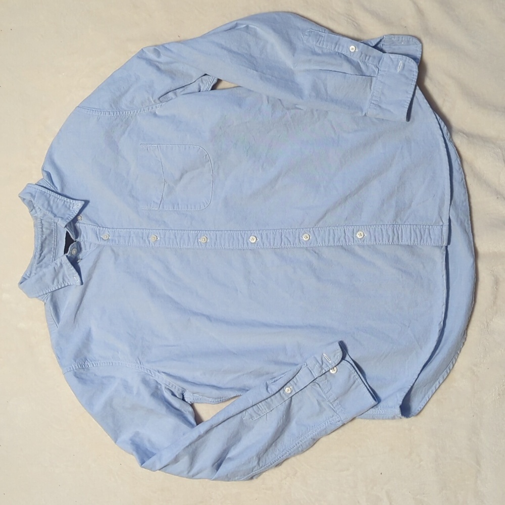 American Eagle men's Light Blue button down shirt size XL